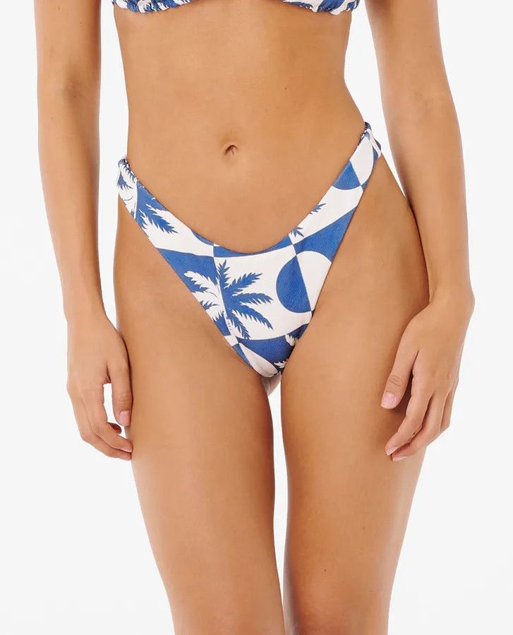 Rip Curl Summer Sun Revo Hi Leg Skimpy Bottom, Size: S, Color: Navy