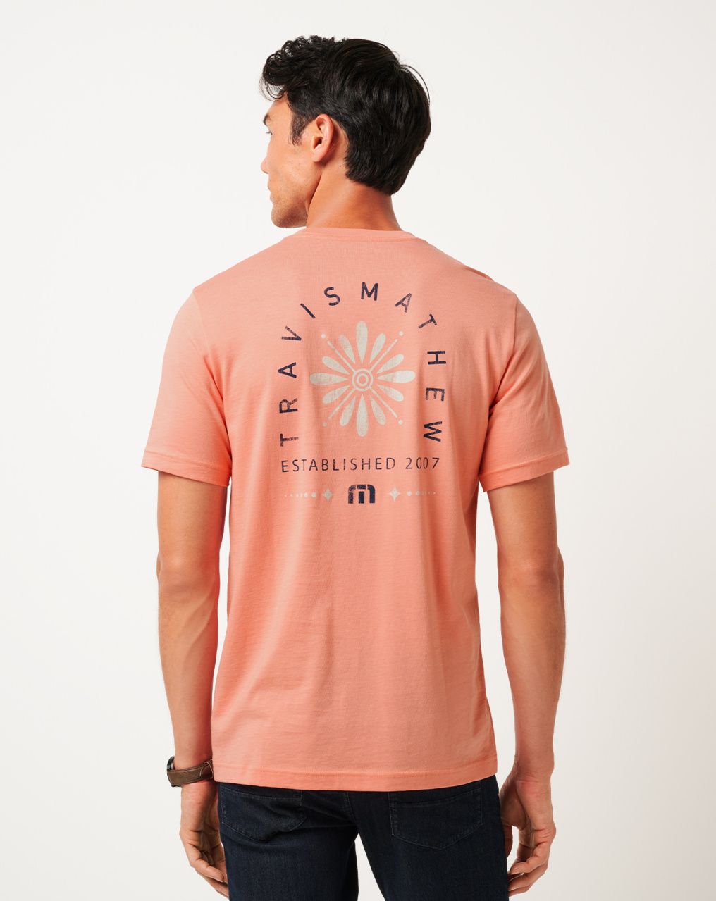 Travis Mathew Deco Tee, Size: S, Color: Terra Cotta