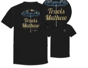 Travis Mathew Vacation Home Tee Black
