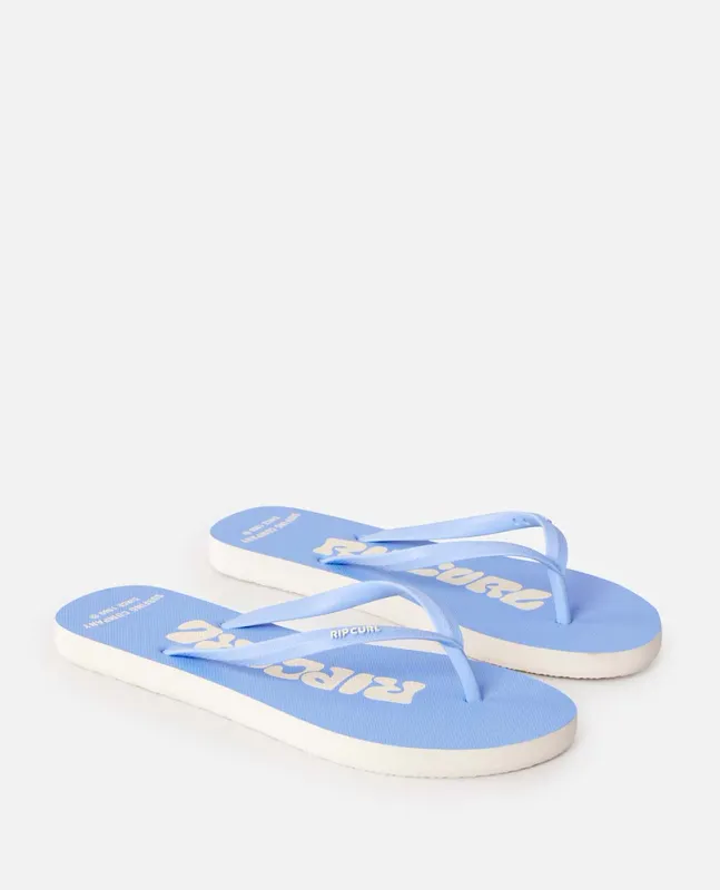 Rip Curl Icons of Surf Bloom Open Toe Flip Flops