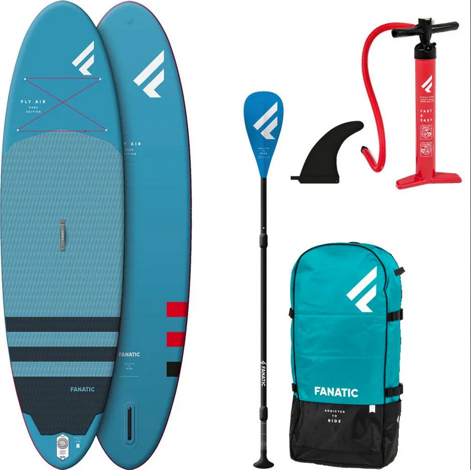 Fanatic, Fly Air Pure Package 10&#39;8 x 34&quot;, Color: Blue