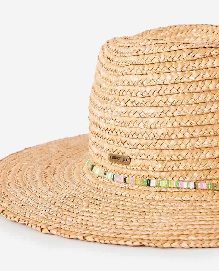 Rip Curl Classic Surf Straw Hat Panama, Color: Tobacco, Size: S