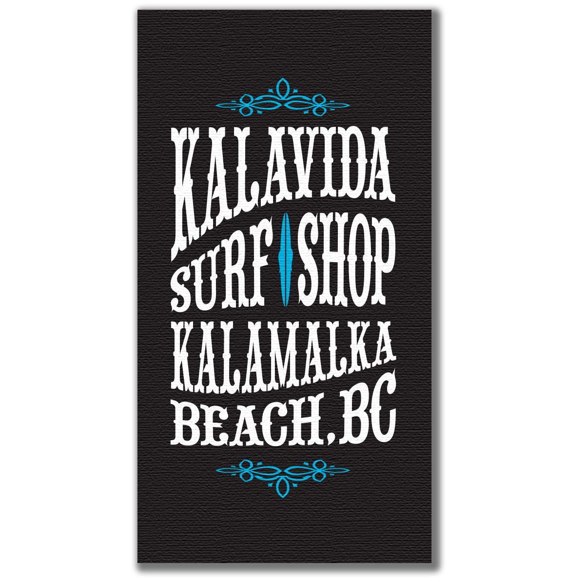 Kalavida Whipped Cream Beach Towel, Color: Black