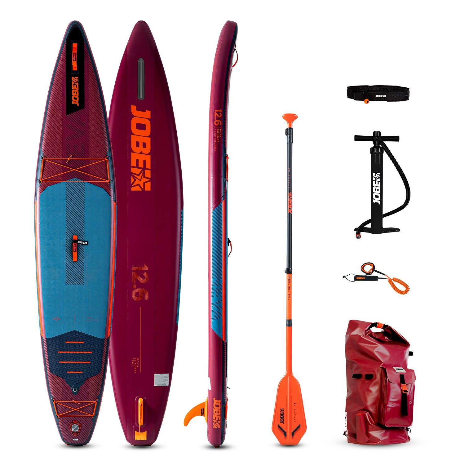 Jobe Neva 12&#39;6 x 30&quot;, Color: Maroon/Orange