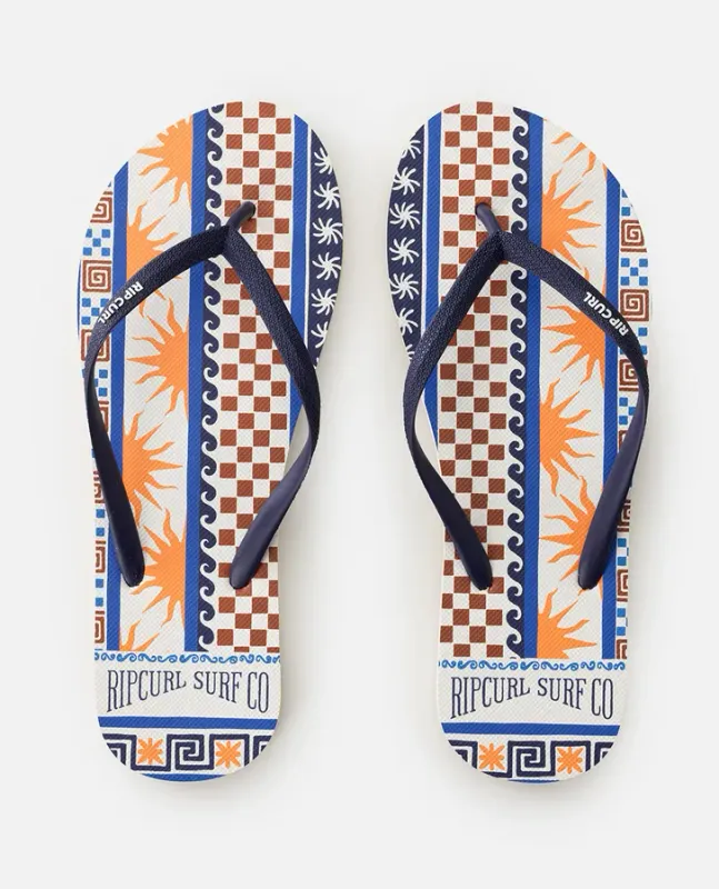 Rip Curl Mixed Bloom Open Toe Flip Flops