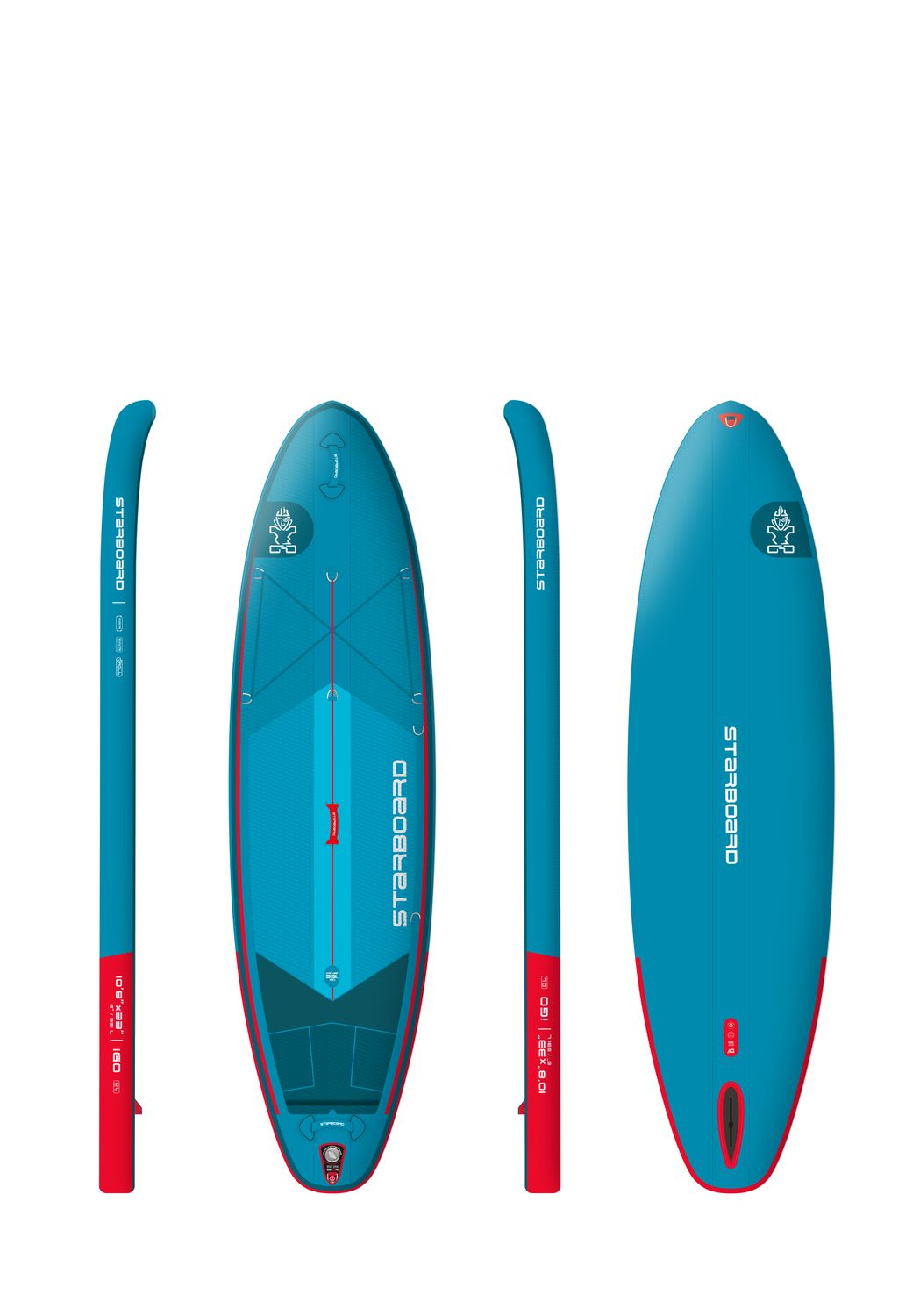 Starboard, iGO Deluxe Lite SC, w/paddle, Size: 10'8 x 33"