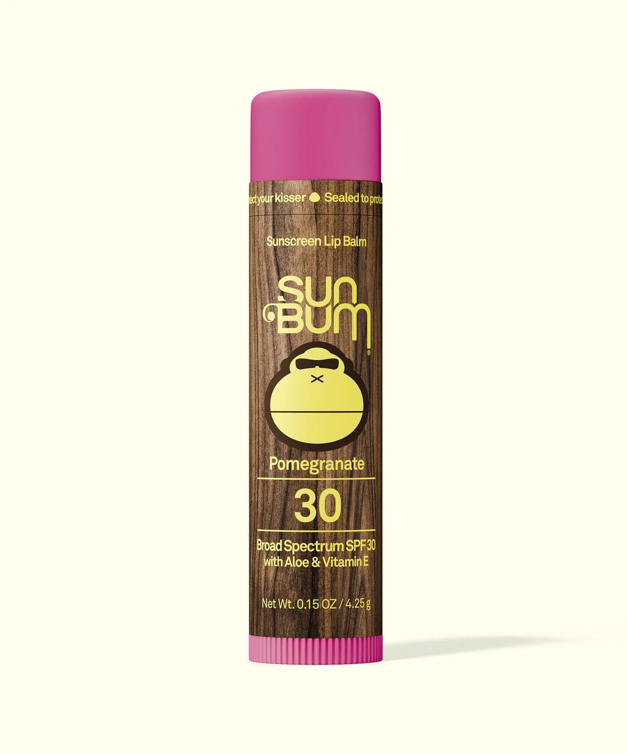 Sun Bum, Original Lip Balm SPF30, Color: Pomegranate