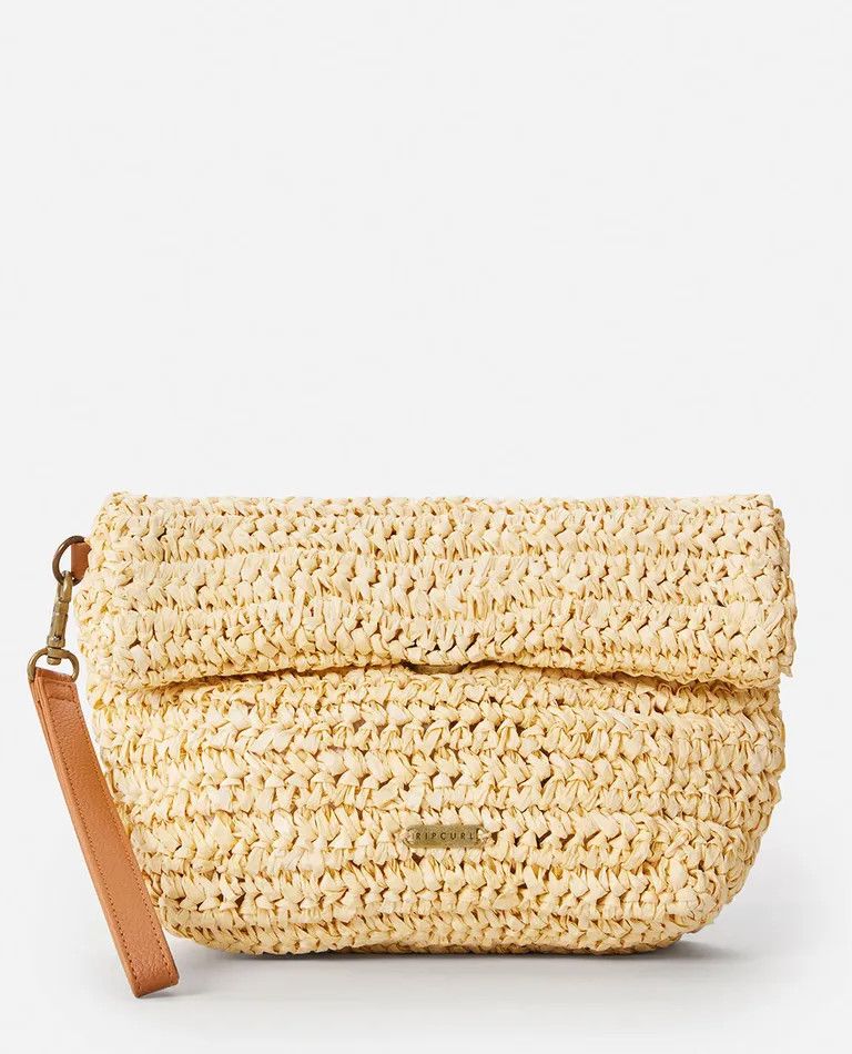 Rip Curl Essentials Straw Wallet, Color: Natural