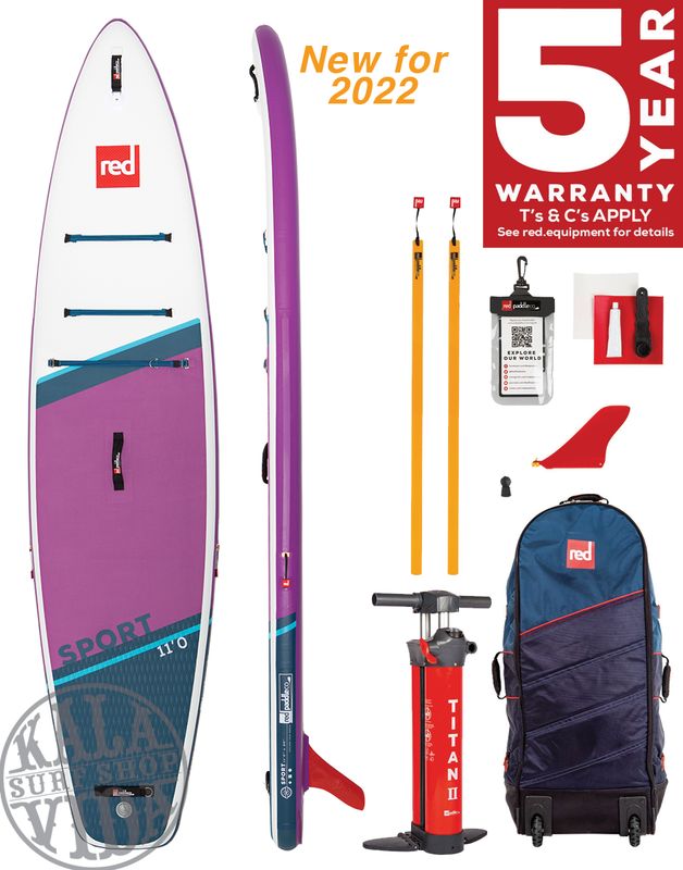 Red Paddle, Sport 11' x 30", Purple SE