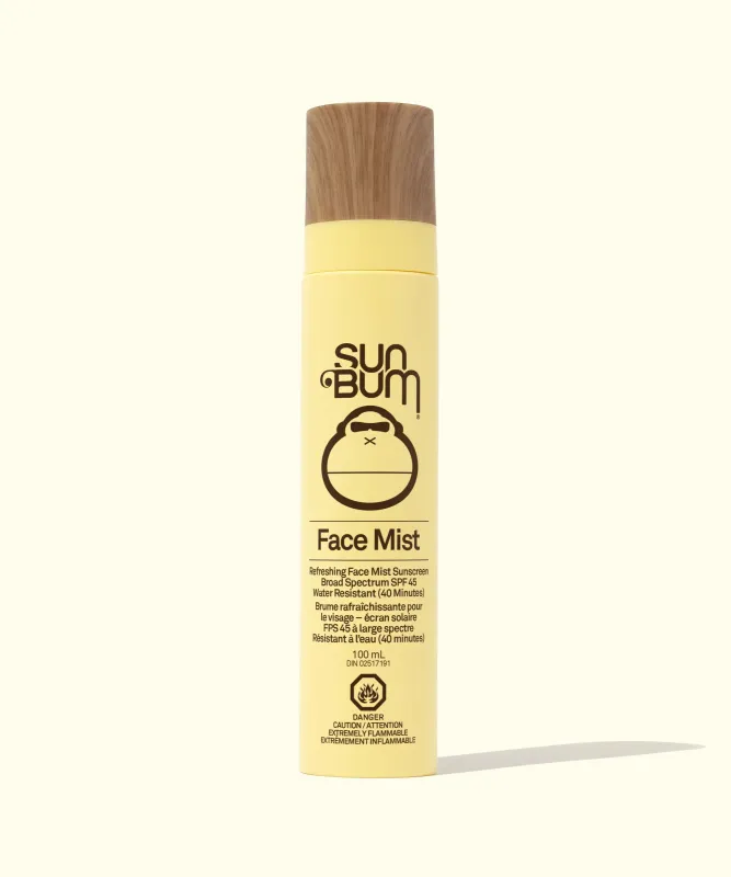 Sun Bum, Face Mist Spray, SPF 45