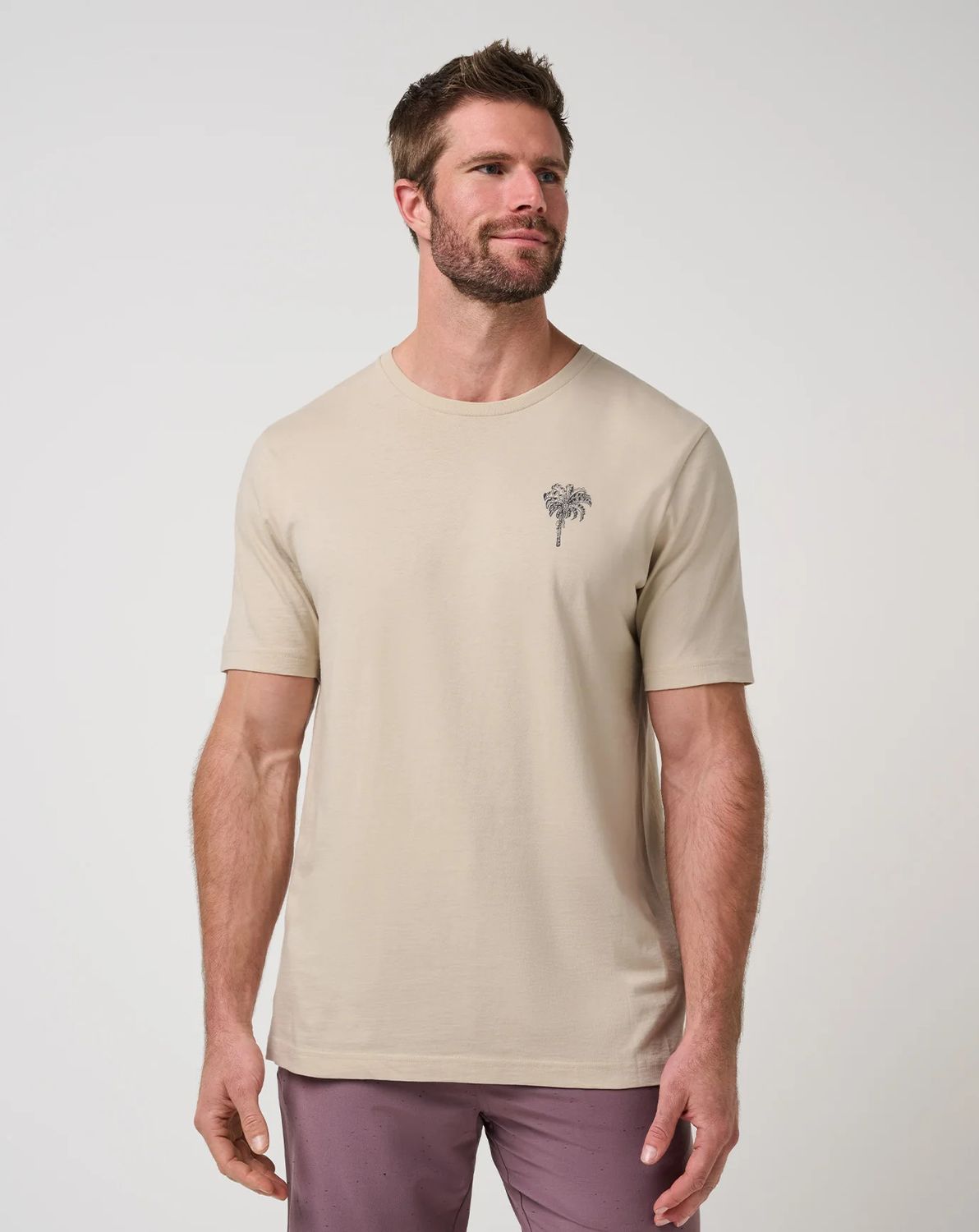 Travis Mathew Club Member T-Shirt, Color: Italian Sand, Size: S