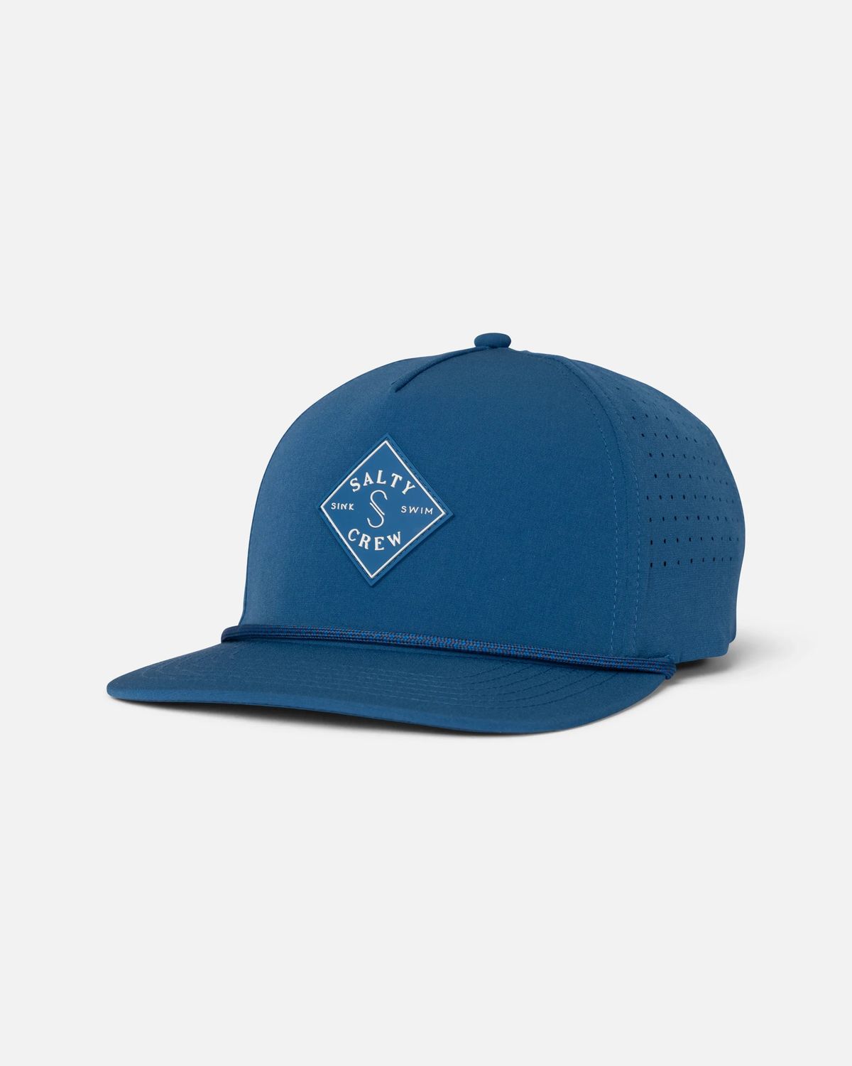 Salty Crew, Long Range Snapback, Color: Cast Blue