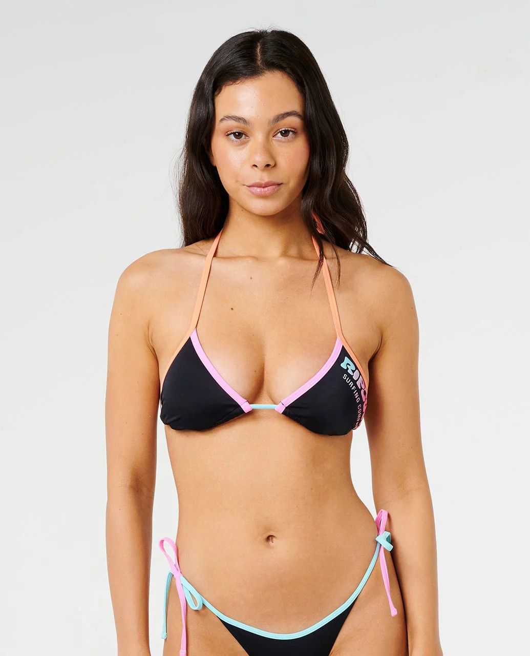 Rip Curl, Surf Puff Sliding Tri, Color: Black, Size: XS