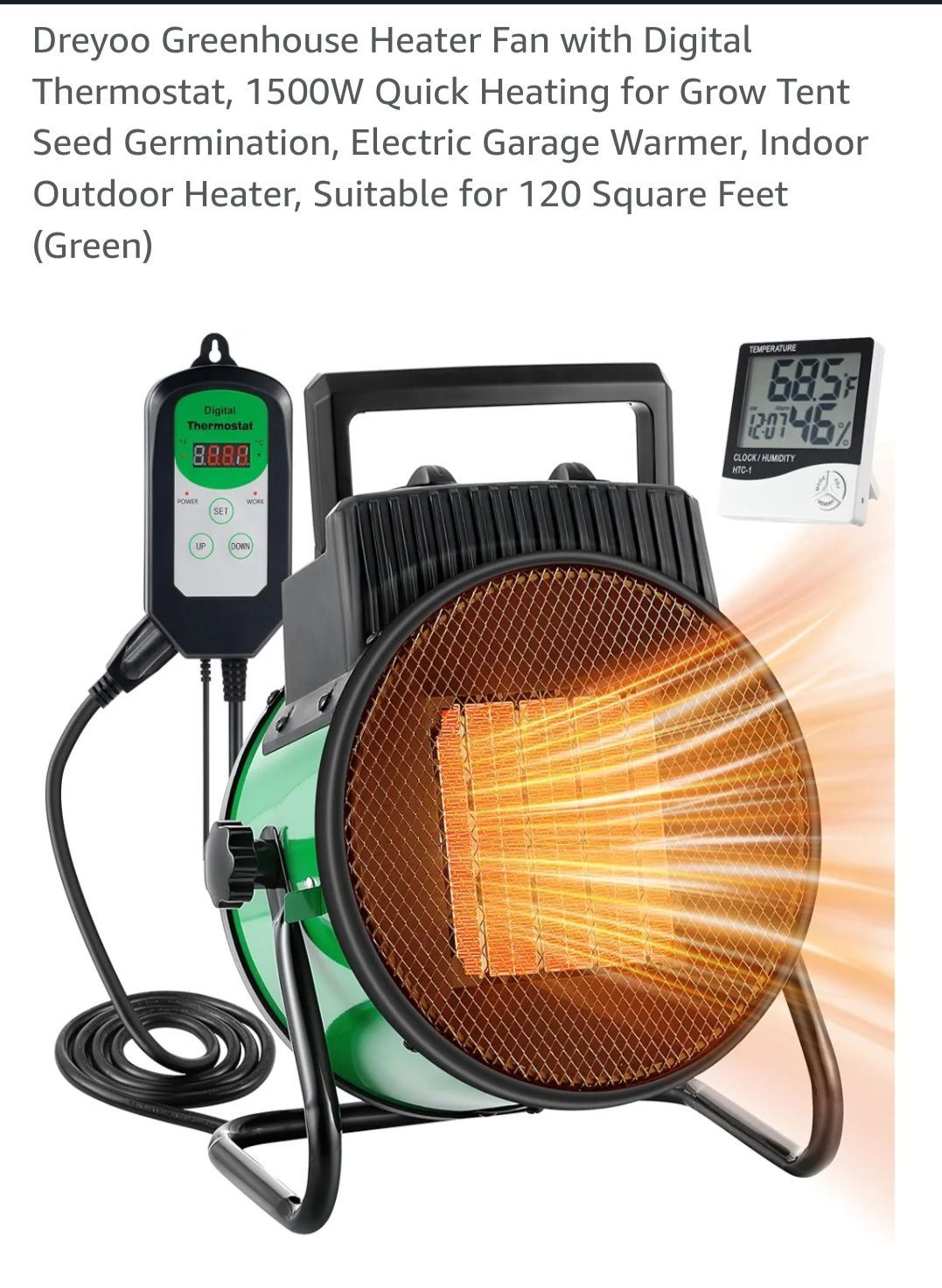 Electric Garage Heater Indoor Outdoor