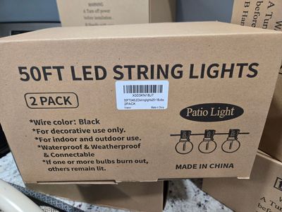 50 ft Patio Lights 50 ft Patio Lights