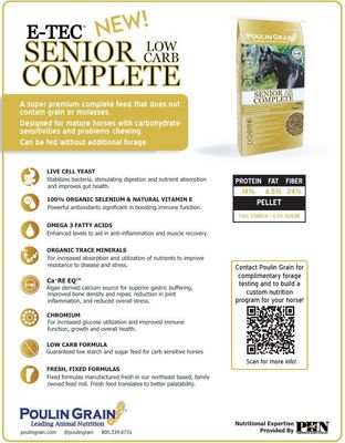 Etec Senior Low Carb Complete