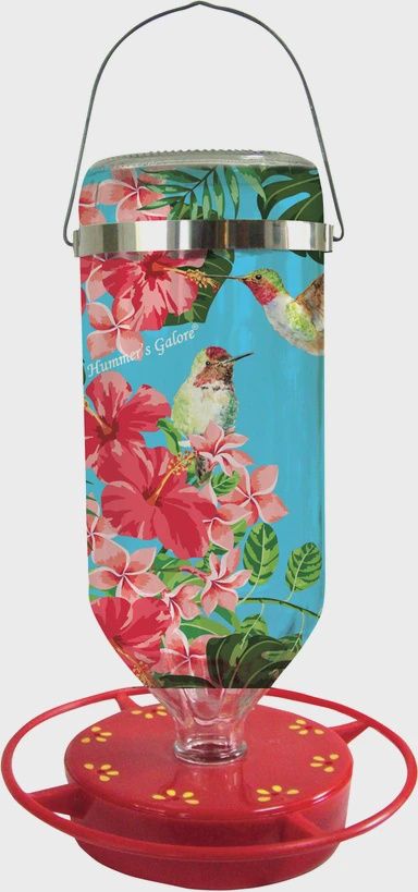 Hummingbird Feeder, Size &amp; Color: 32oz/ Blue Sky