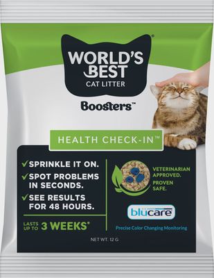 World's Best Cat Litter Boosters Health Check-in