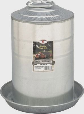 Double Wall Poultry Fount