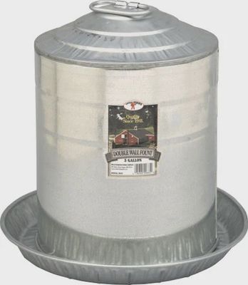 Double Wall Poultry Fount