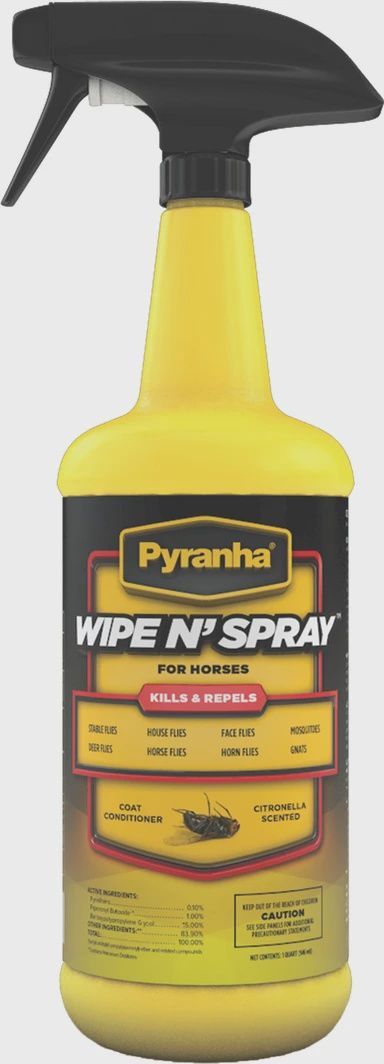 Pyranha Wipe N' Spray, Size: 1Qt