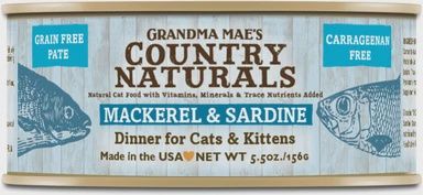 Country Naturals Mackerel &amp; Sardine Canned Cat Food