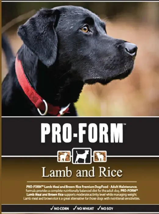 Pro-Form Lamb &amp; Rice Premium Dog Food