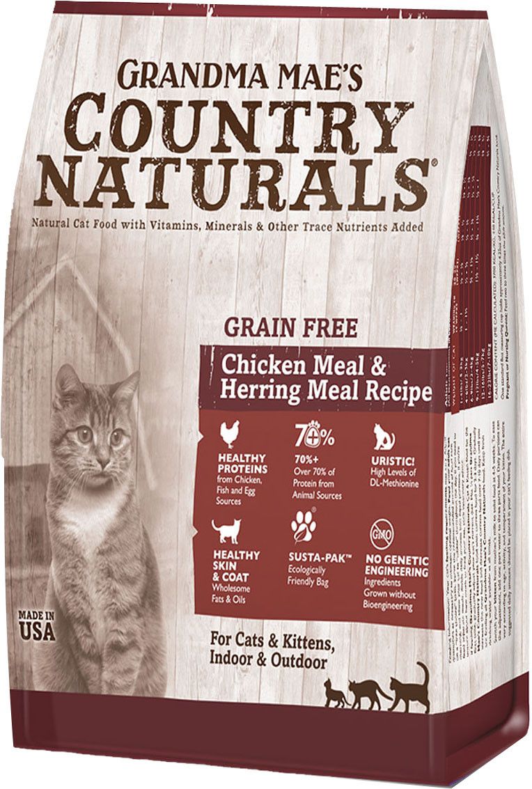 Country Naturals Chicken &amp; Herring Cat Food, Size: 12lbs