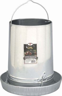 Hanging Poultry Feeder w/ Pan