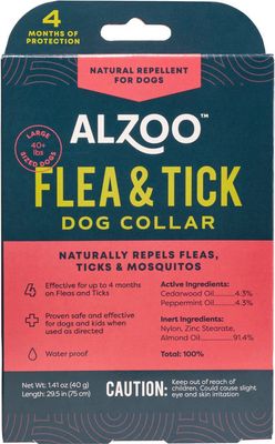 Alzoo Flea &amp; Tick Large Dog Collar