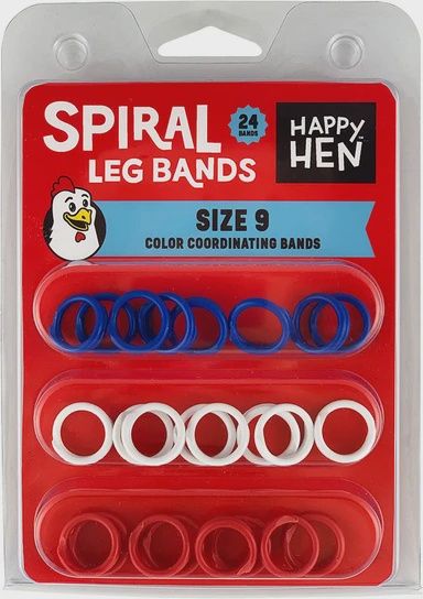 Spiral Leg Bands, Size: Size 9