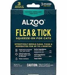 Alzoo Flea &amp; Tick Squeeze On for Cats