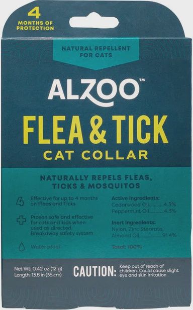 Alzoo Flea &amp; Tick Cat Collar