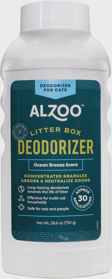 Alzoo Litter Box Deodorizer Ocean Breeze