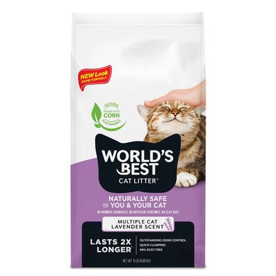 World's Best Cat litter Multiple Cat Clumping, Lavender