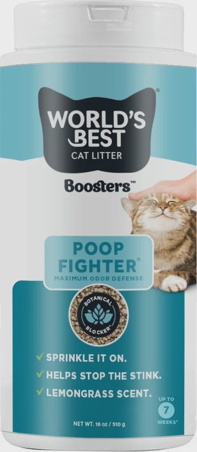 World's Best Cat Litter Boosters Poop Fighter