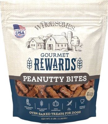 Wholesomes Gourmet Biscuits Peanutty Bites