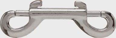 Double End Bolt Snap, Size: 3.5" Zinc