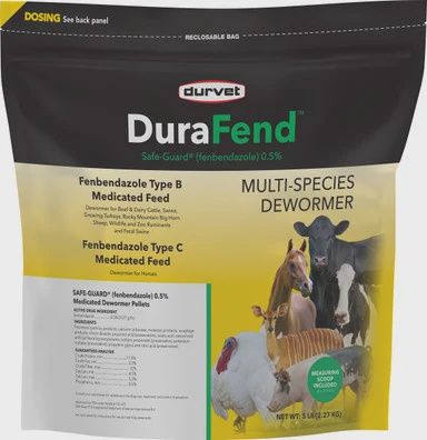 DuraFend Fenbendazole 0.5% Dewormer, Size: 5lb