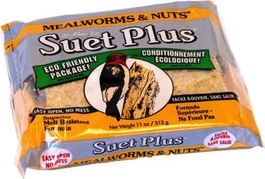 Suet Plus Mealworms &amp; Nuts