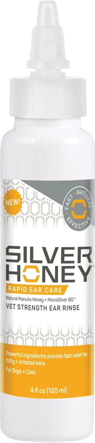 Silver Honey Rapid Ear Care, Vet Strength Ear Rinse
