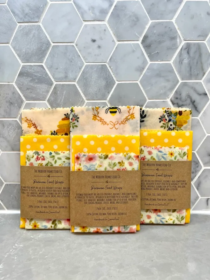 Beeswax Food Wraps, Design: The Signature Collection