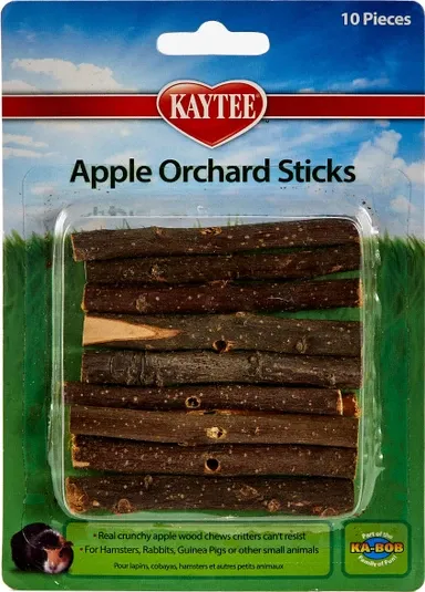 Kaytee Apple Orchard Sticks - 10pk