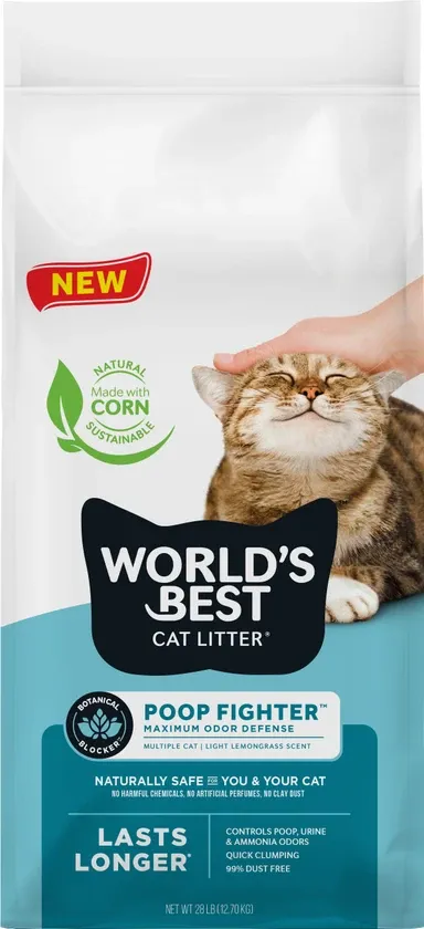 World's Best Cat Litter Poop Fighter Multi-cat