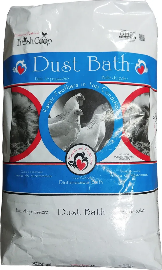 Fresh Coop Dust Bath Diatomaceous Earth 20lbs