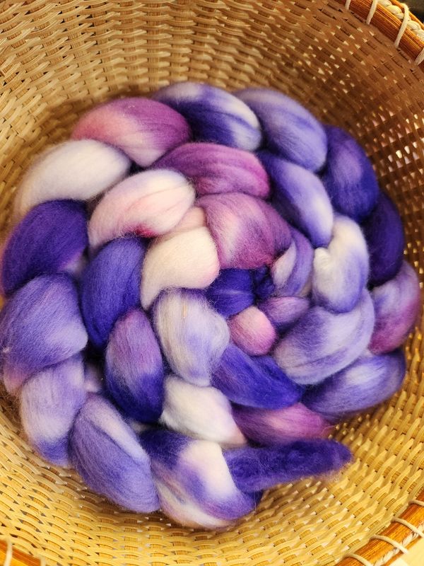 18 Micron Merino Violet Void Braid