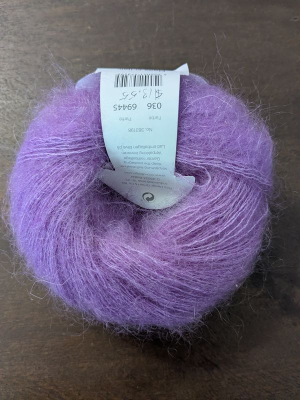 Lana Mohair Silk Farbe 36 (#0 Lace Weight)