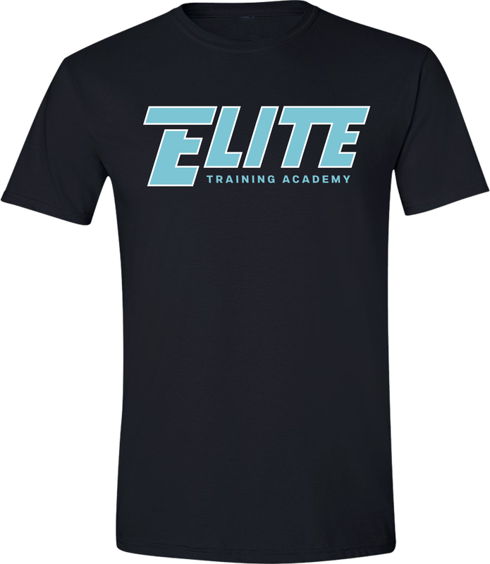 Short Sleeve T-Shirt &quot;Elite&quot; Logo -Adult - Black