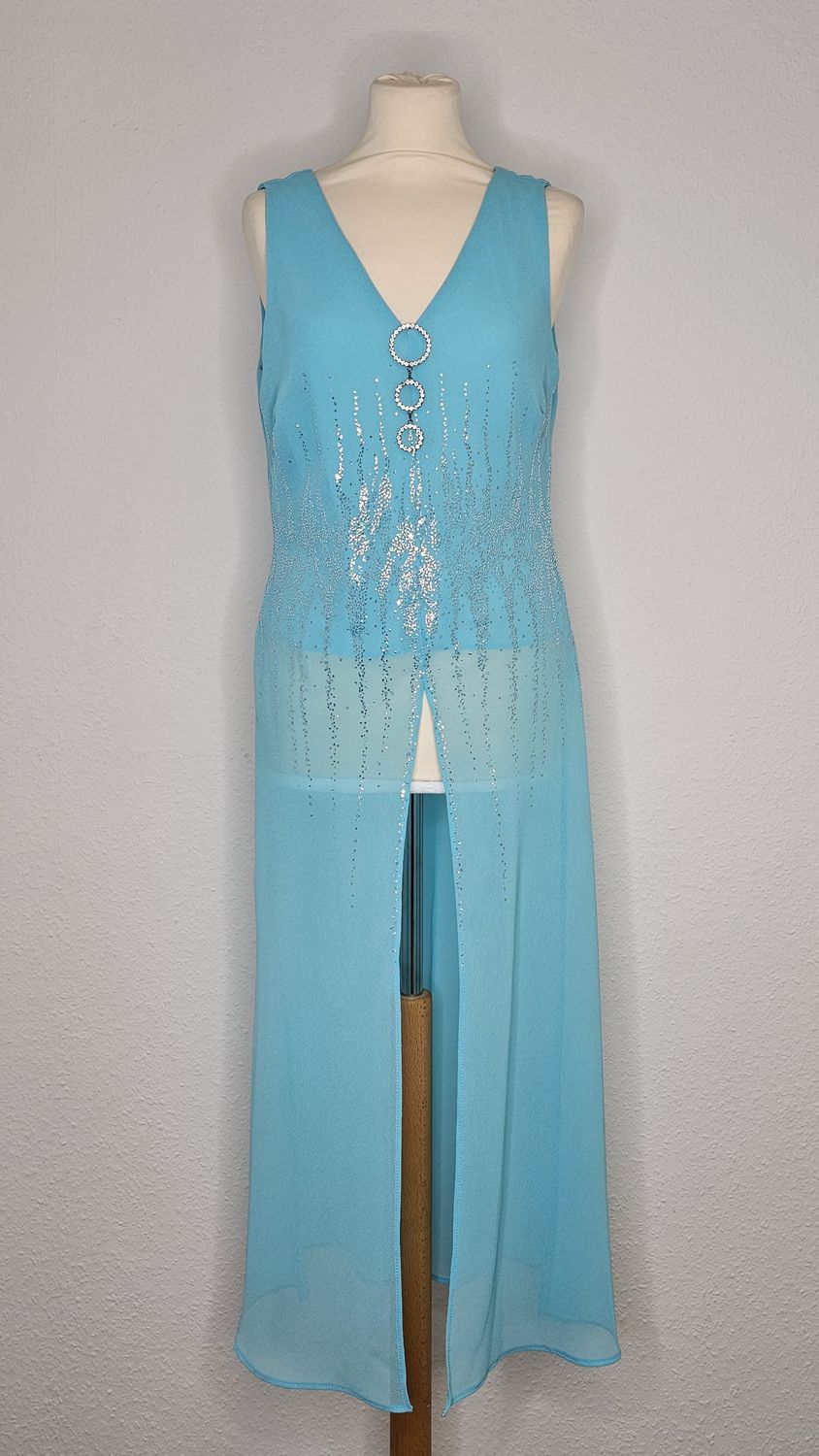 2 Teile Blau