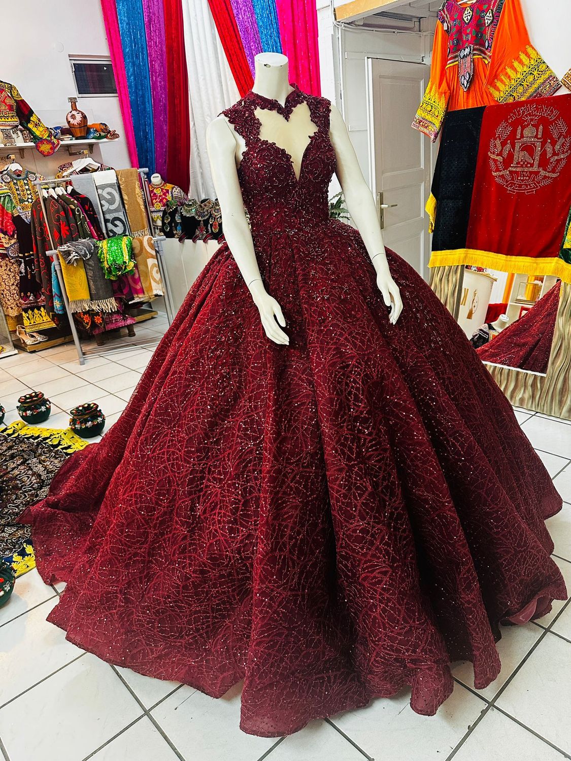 Kleid Rot